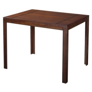 Counter Height Table: Andres Distressed Counter Height Pub Table   Dark Brown