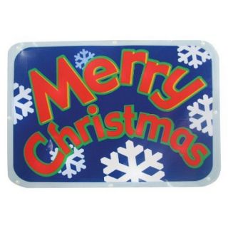LED Battery Operated Sign Merry Christmas   Red (15)