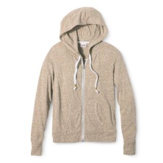 Mossimo Supply Co. Juniors Lightweight Hoodie   Oatmeal Heather XS(1)