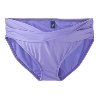 Womens Maternity Twist Front Hipster Swim Bottom   Periwinkle XS