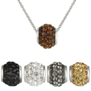 Interchangeable Silver Plated Fireball Pendant Chain set of 5   Multicolor (18)