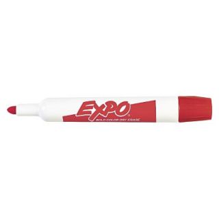 EXPO Bullet Tip Dry Erase Marker   Red (12 Per Set)