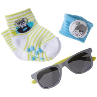 Just One YouMade by Carters Newborn Boys Sunglasses, Rattle and Sock Set NB