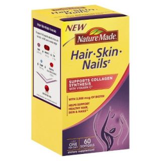 Nature Made Hair, Skin, and Nails Softgels   60 Count