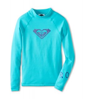 Roxy Kids Whole Hearted L/S Surf Shirt Girls Swimwear (Blue)