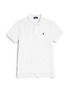 Ralph Lauren Boys Polo Shirt   Pure White