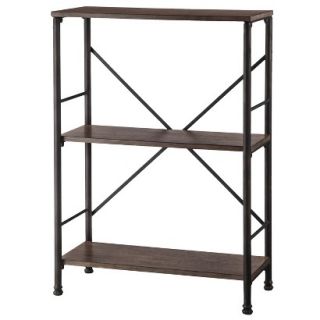 Book case: Threshold Mixed Material 2 Shelf Bookcase   Brown