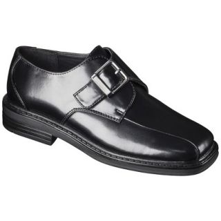 Boys Scott David Monk Dress Shoe   Black 5.5