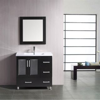 Design Element Stanton 36 Bathroom Vanity   Espresso