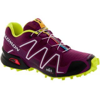 Salomon Speedcross 3 Salomon Womens Running Shoes Mystic Purple/Black/Flou Yel