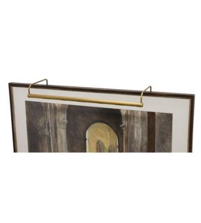 Slim Line 4 Light Picture Lights in Weathered Brass SL21 76