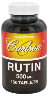 Carlson Labs   Rutin 500 mg.   150 Tablets