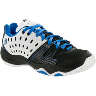 Prince T22 Junior White/Black/Blue: Prince Junior Tennis Shoes