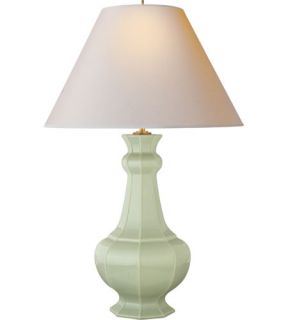 Alexa Hampton Greta 2 Light Table Lamps in Celadon Porcelain AH3016C NP