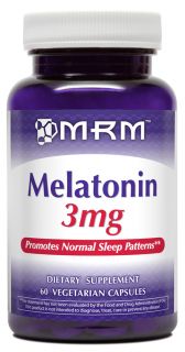 MRM   Melatonin 3 mg.   60 Vegetarian Capsules