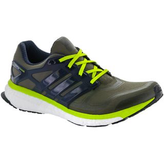 adidas Energy Boost 2: adidas Mens Running Shoes Earth Green/Night Shade/Solar