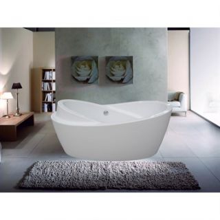 Aquatica PureScape 272 Freestanding Acrylic Bathtub   White