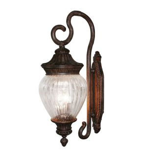 Devonshire 3 Light Outdoor Wall Lights in Weathered Bronze 1176B WB