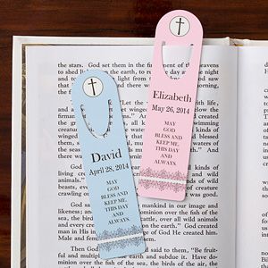 Personalized Christian Bookmarks   May God Bless Me