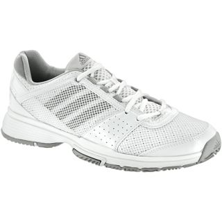 adidas Barricade Team 3: adidas Womens Tennis Shoes White/Metallic Silver/Ice G