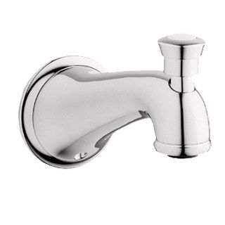 Grohe Seabury Wall Mounted Diverter Tub Spout   Sterling Infinity Finish