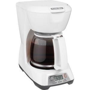 Proctor Silex 12 Cup Programmable Coffeemaker in White 43671