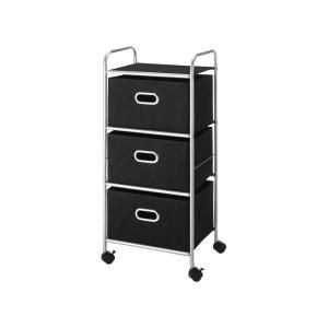 Home Decorators Collection 13 in. W 3 Drawer Metal Frame Cart 0903435210