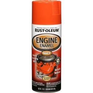 Rust Oleum Automotive 12 oz. Engine Enamel Gloss Chevy Orange Spray Paint (6 Pack) 248941