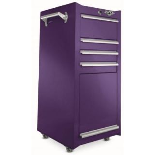 Viper Tool Storage 16 in. 4 Drawer Tool/Salon Cart in Purple V1804PUR