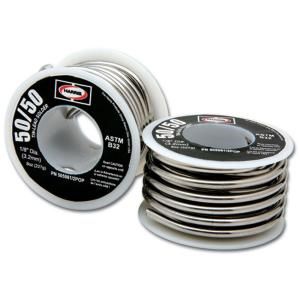 Lincoln Electric 50/50 1/8 in. x 8 oz. Leaded Solid Wire Solder 505061/2POP