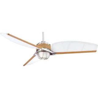 Hampton Bay Escape 68 in. Indoor/Outdoor Brushed Nickel Ceiling Fan 34314
