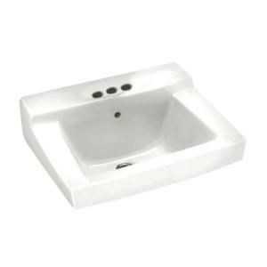 American Standard Declyn Wall Mount Bathroom Sink in White 0321.026.020