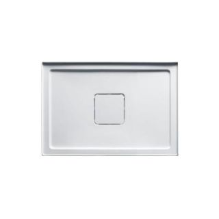 Schon Brooklyn 32 in. x 48 in. Single Threshold Shower Base with Center Hidden Drain in Glossy White SC70016