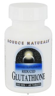 Source Naturals   Reduced L Glutathione 250 mg.   60 Tablets