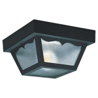 Sea Gull Lighting 1 Light Outdoor Clear Ceiling Fixture 7567 32