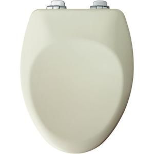 Elongated Closed Front Toilet Seat in Biscuit 885CHSL 346