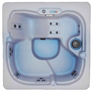 QCA Spas Dura Spa XL 400 Plug and Play 5 Person 31 Jet Polyethylene Spa 2.2 HP Pump in Glacier White DISCONTINUED Model 26L