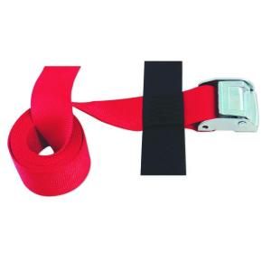 SNAP LOC 2 in. x 8 ft. Cinch Strap with Cam in Red HD LS28CR P