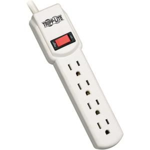 Tripp Lite Protect It! 4 ft. Cord with 4 Outlet Strip TLP404