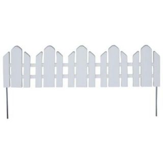 Emsco Dackers 6 1/4 in. Resin Adirondack Style Garden Fence (12 Pack) 2090HD