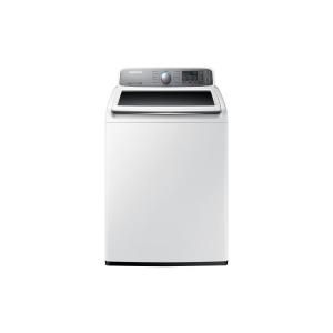 Samsung 4.8 cu. ft. High Efficiency Top Load Washer in White, Energy Star WA48H7400AW