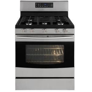 Samsung 5.8 cu. ft. Gas Range with Self Cleaning Convection Oven in Stainless Steel NX583G0VBSR