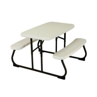 Lifetime 35 1/2 in. x 32 1/2 in. Kids Picnic Table with Benches 280094