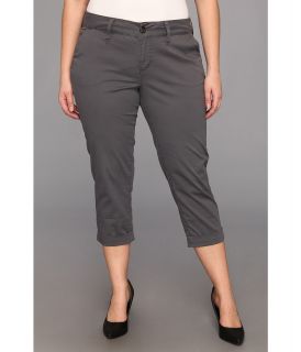 Jag Jeans Plus Size Plus Size Cora Crop Womens Capri (Gray)