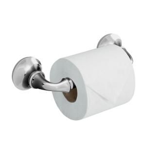 KOHLER Forte Sculpted Wall Mount Single Post Toilet Paper Holder in Polished Chrome K 11374 CP