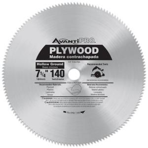 Avanti Pro 7 1/4 in. x 140 Tooth Plywood Circular Saw Blade P07140R