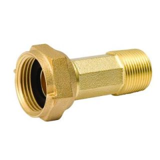 1/2 in. Brass FPT x MPT Water Meter Coupling DISCONTINUED 105 783NL