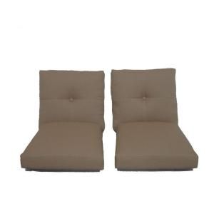 Hampton Bay Westbury Replacement Outdoor Deep Seating Lounge Chair Cushion (2 Pack) S2CUSH ACQ07900
