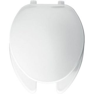 BEMIS Elongated Open Front Toilet Seat in White 175 000