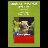 Prealgebra Student Resources DVD ROM